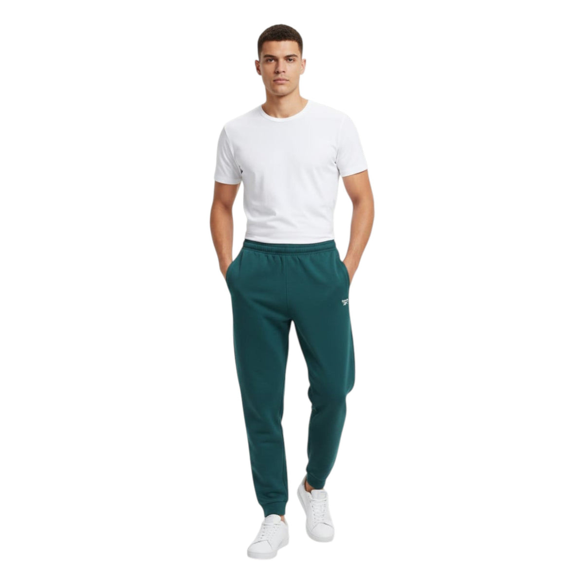 Men's Plain Solid Pant,Dark Green