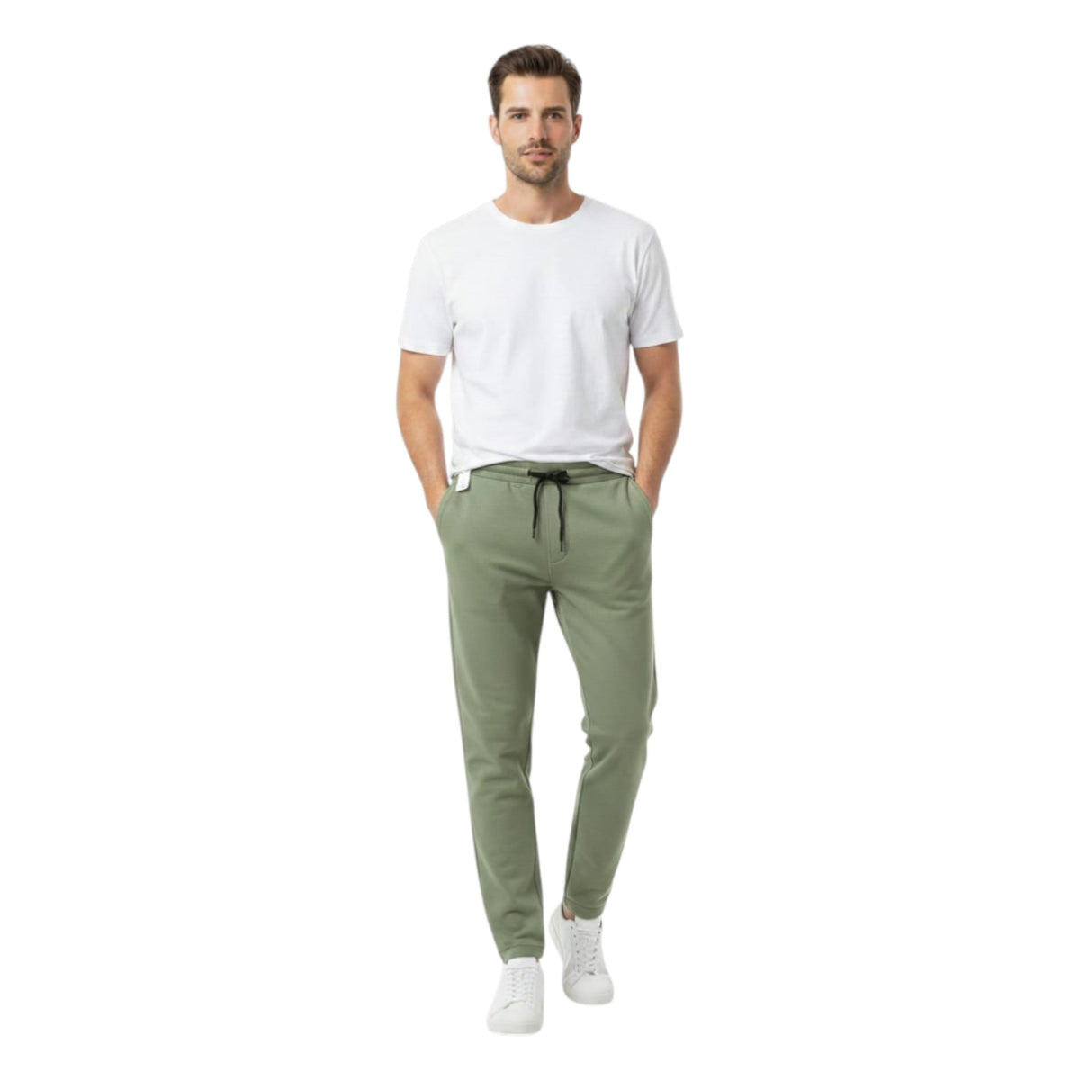 Men's Plain Solid Pant,Mint