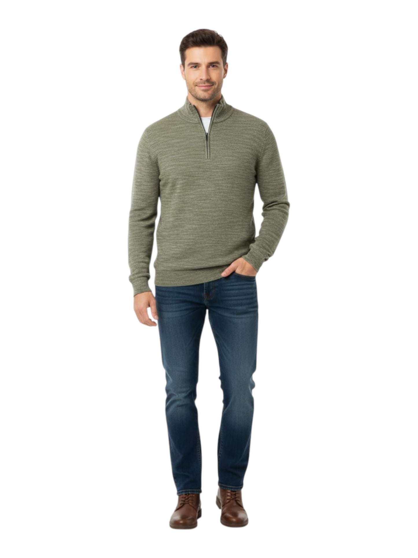 Men's Knitted Sweaters,Olive