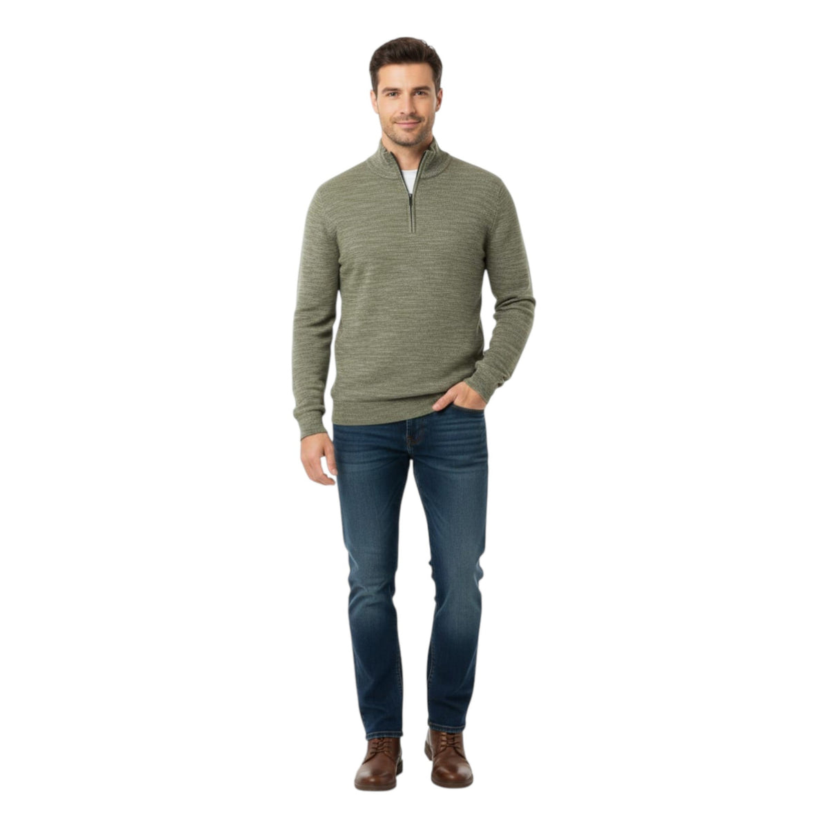 Men's Knitted Sweaters,Olive