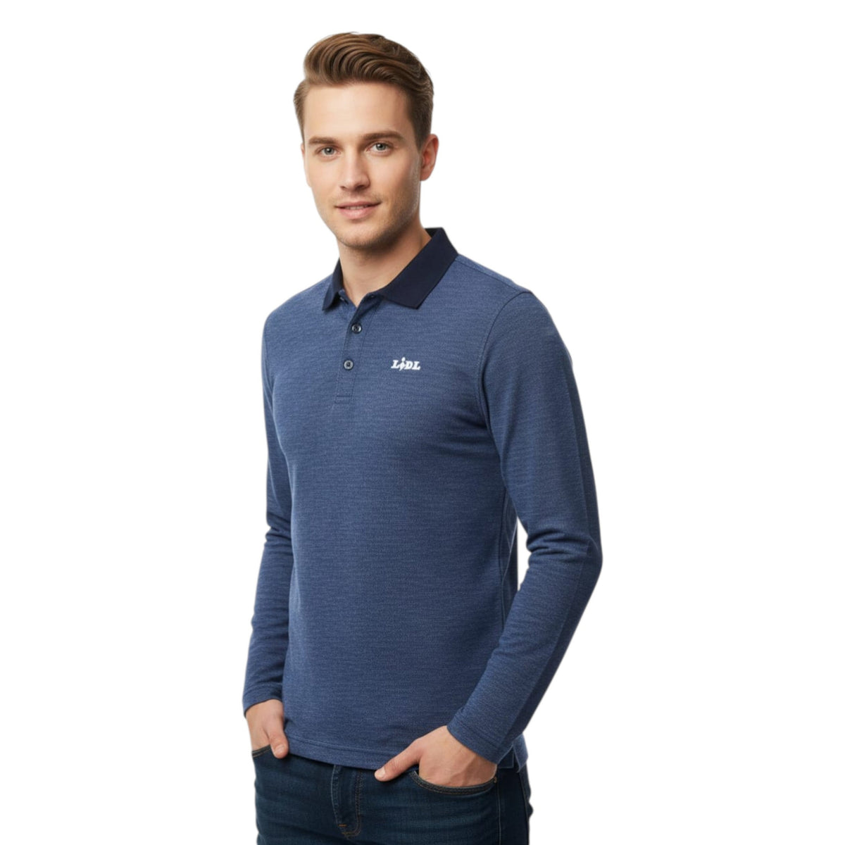 Men's Plain Solid Top,Navy