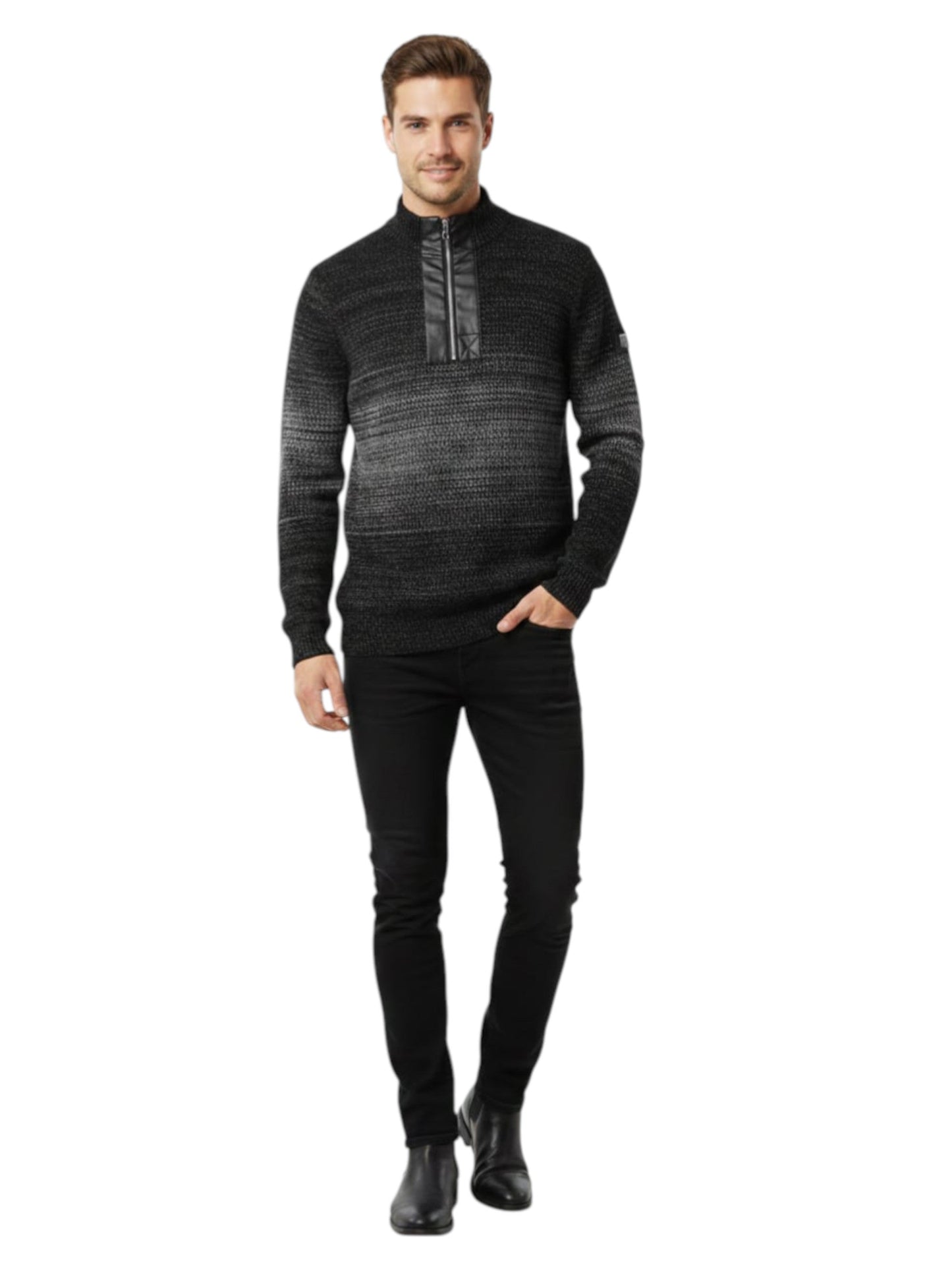 Men's Knitted Sweaters,Black