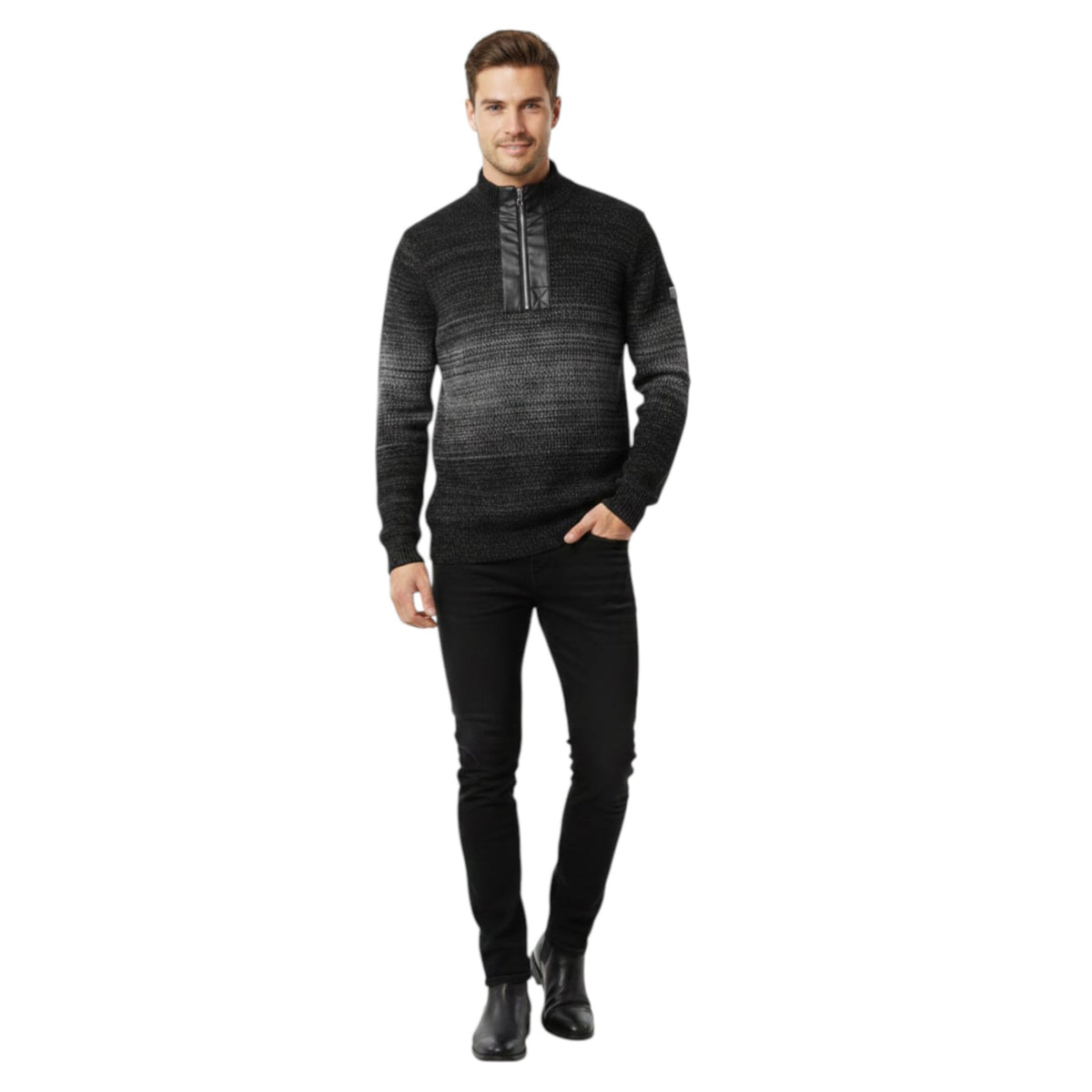 Men's Knitted Sweaters,Black