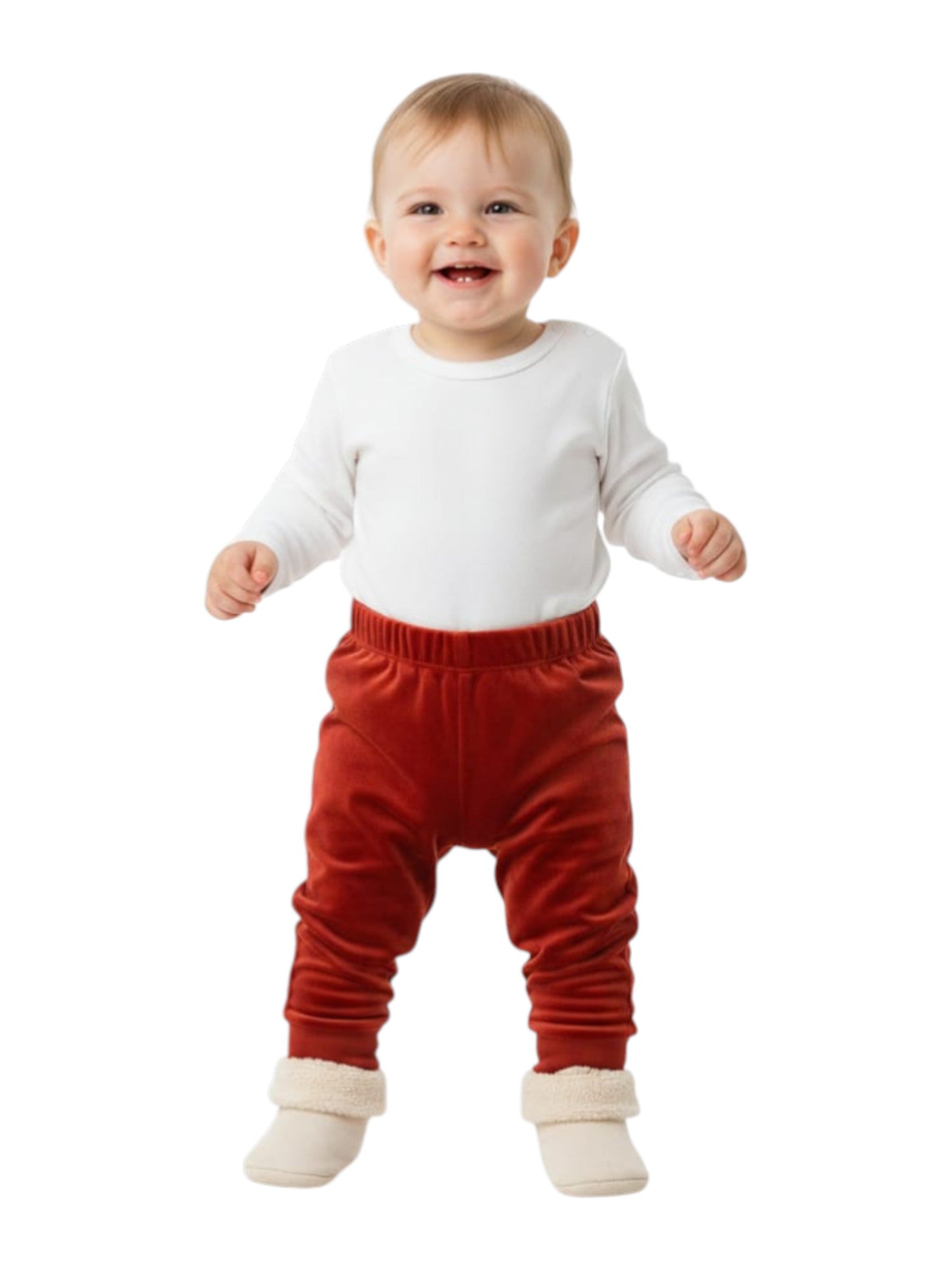 Kids Girl's Palin Velvet Pant,Red