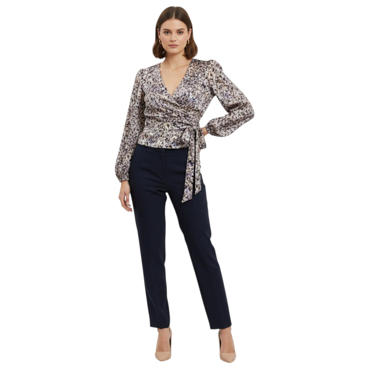 Women's Floral Printed Top,Multi