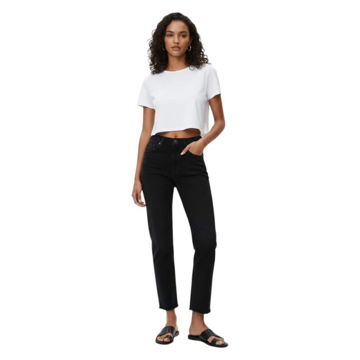Women's Palin Solid Jeans,Black