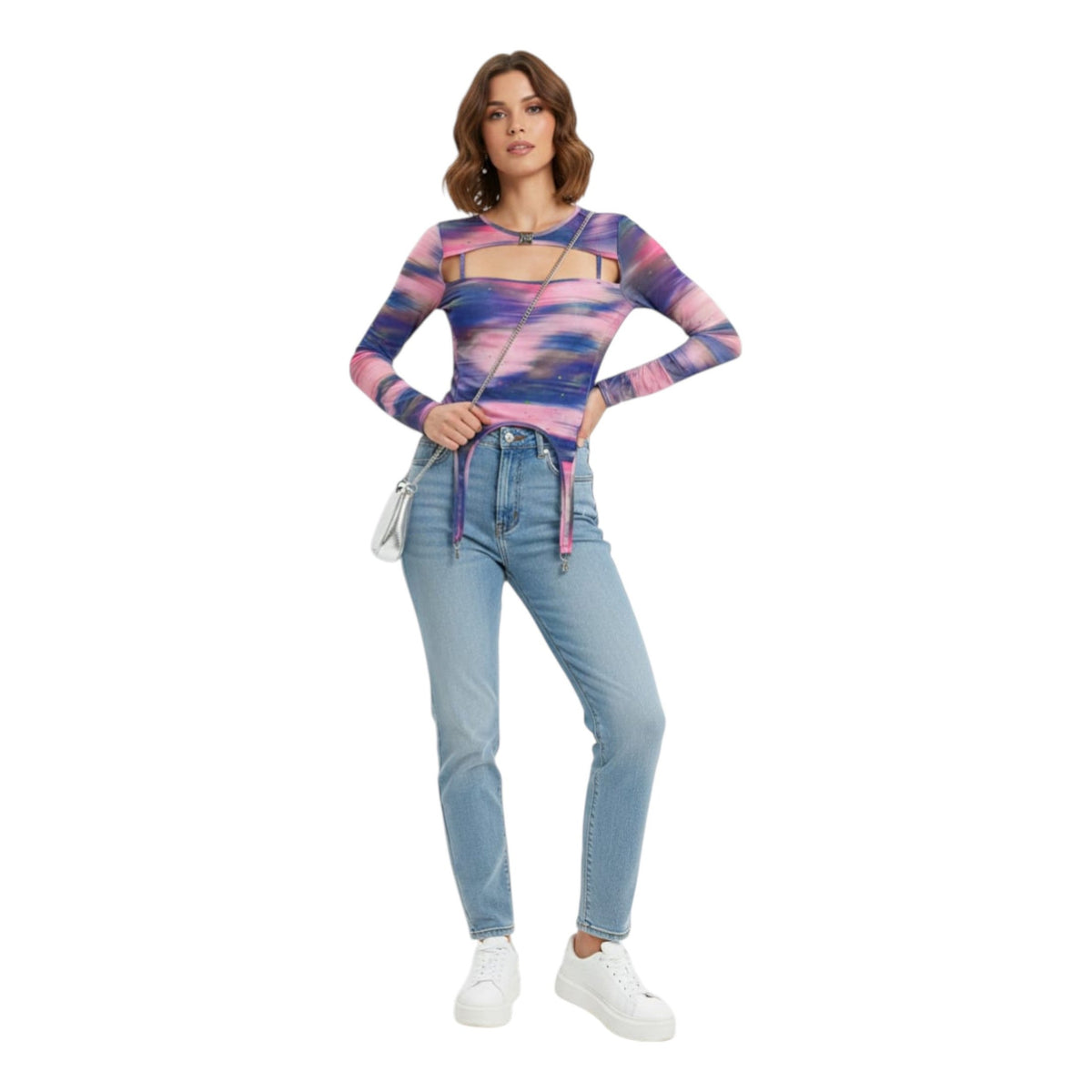 Women's Printed Top,Multi