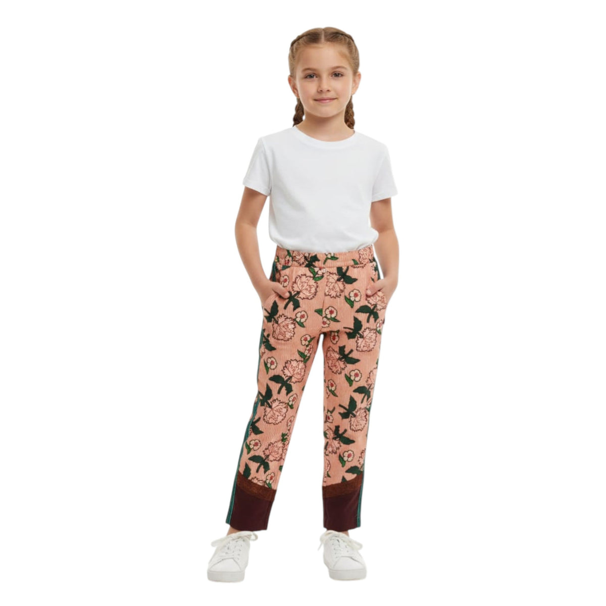 Kids Girl's Floral Printed Pant,Multi