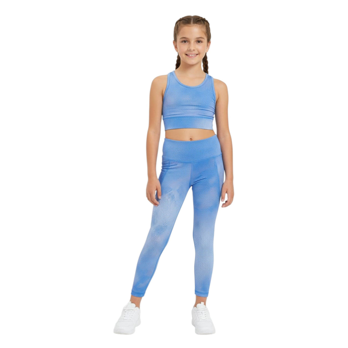 Kids Girl's Printed Legging,Blue