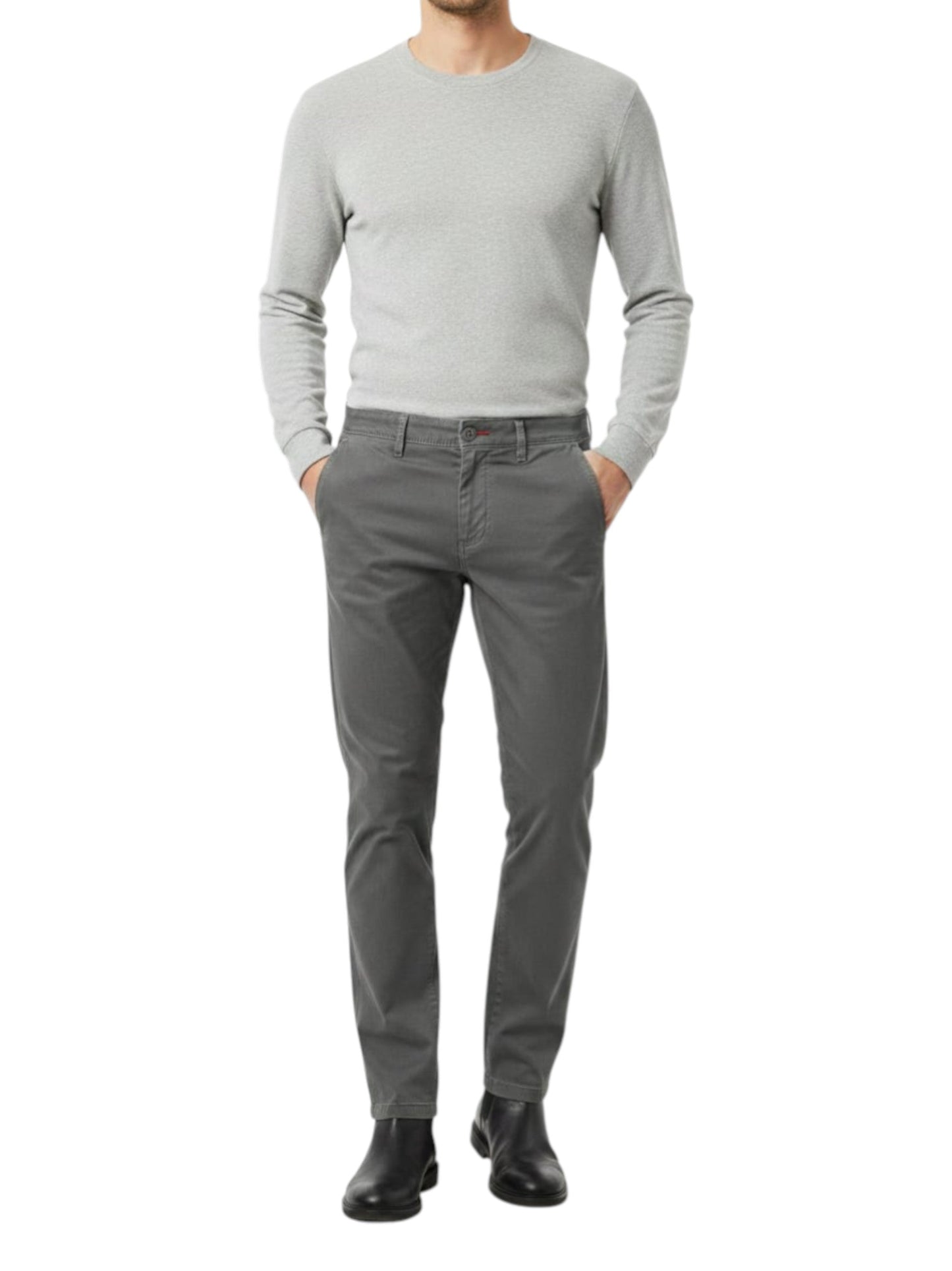 Men's Plain Solid Jeans,Grey