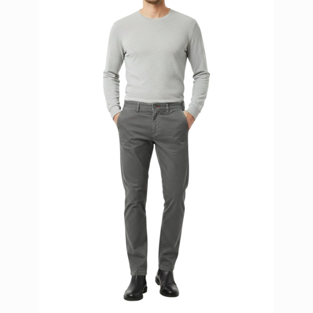 Men's Plain Solid Jeans,Grey