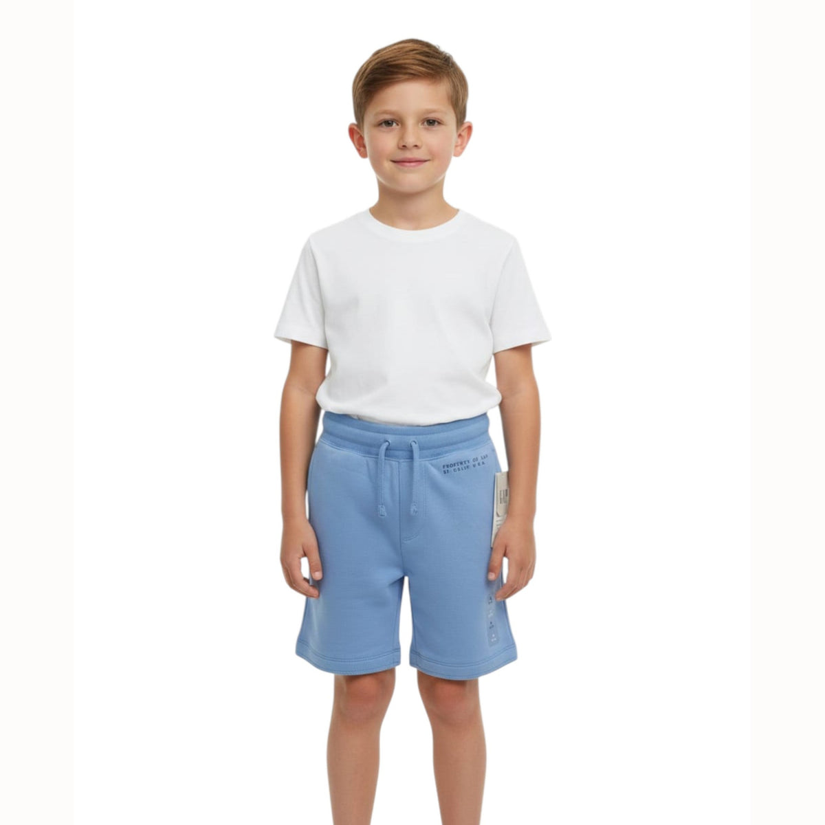 Kids Boy's Plain Solid Short,Blue