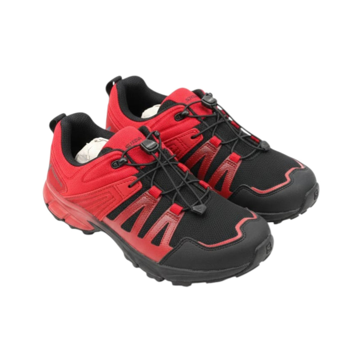Men's Colorblocked Shoes,Black/Red