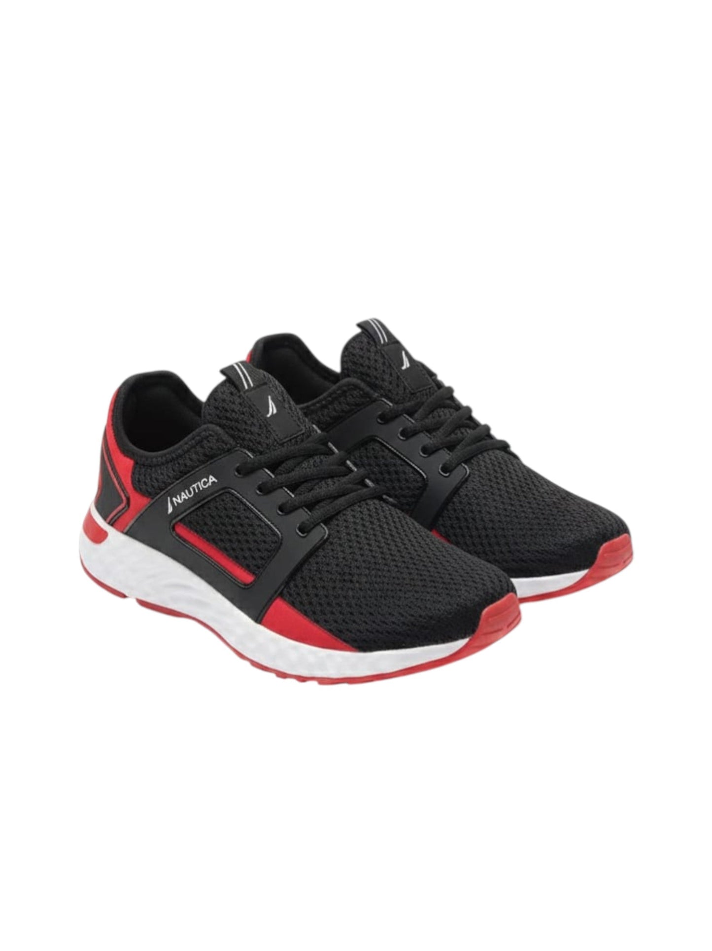 Men's Colorblocked Shoes,Black/Red
