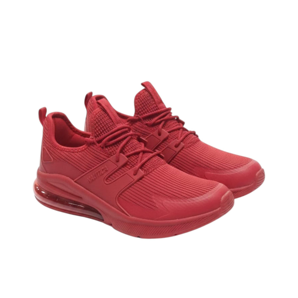 Men's Plain Solid Shoes,Red