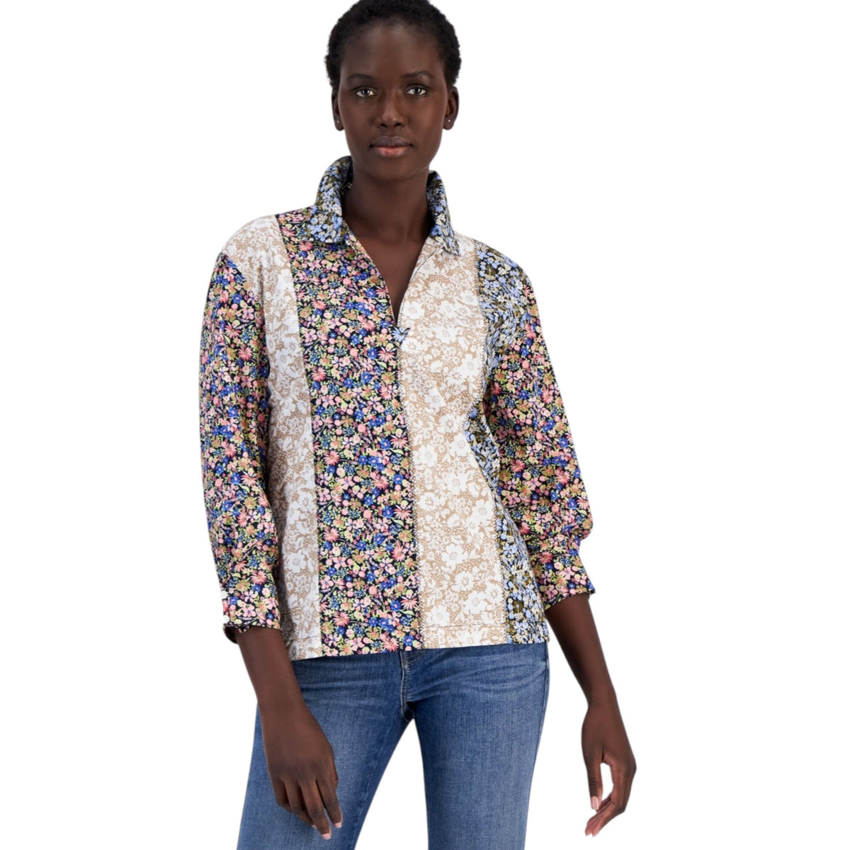 Women's Floral Printed Top,Multi