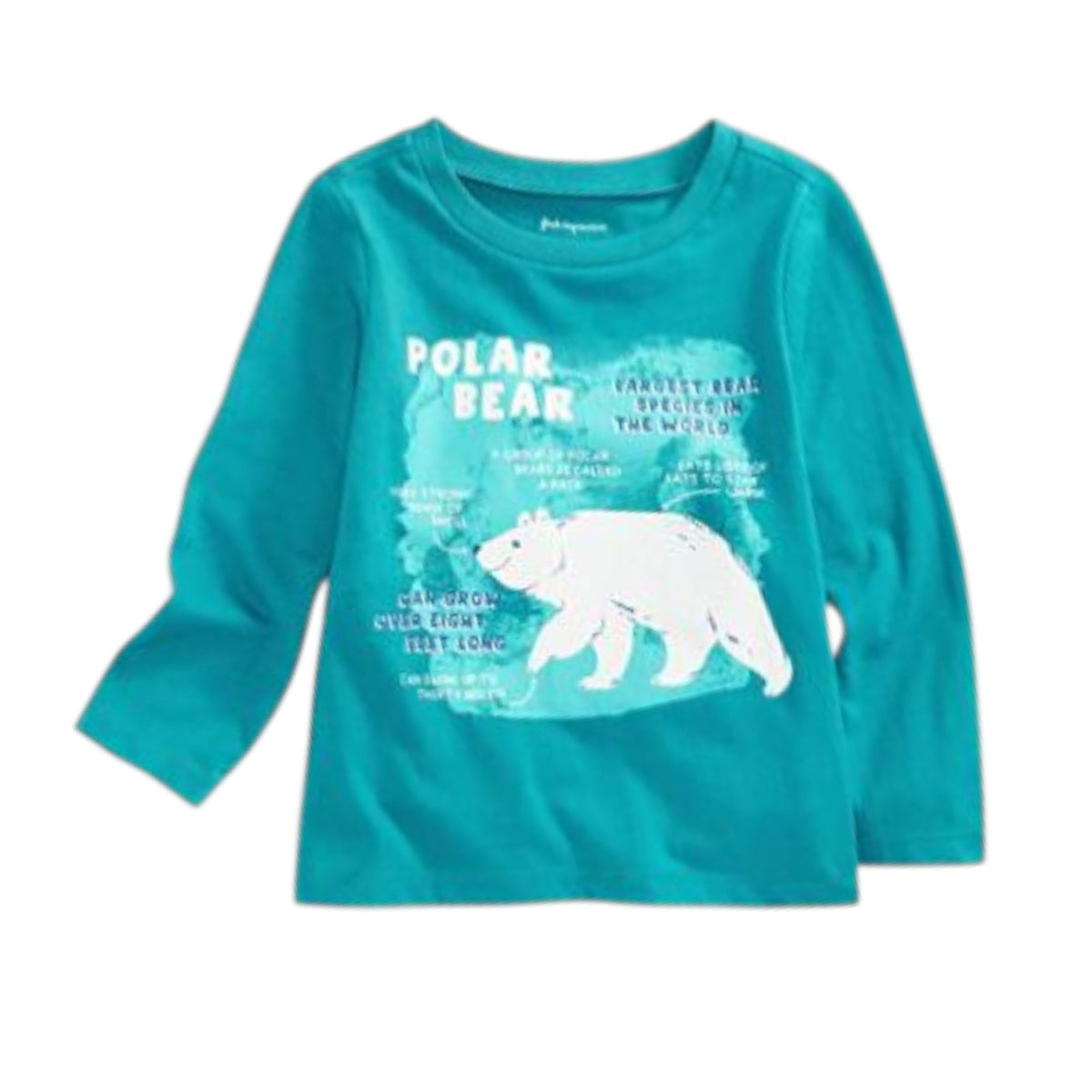 Kids Boy's Printed Top,Dark Turquoise