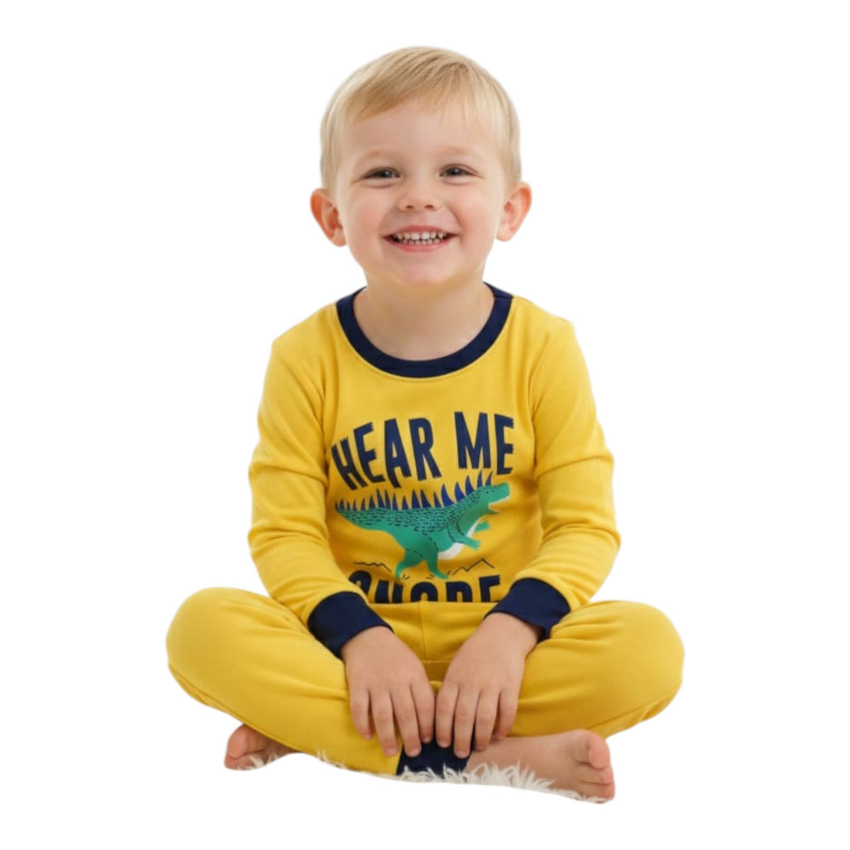Kids Boy's Printed Top,Yellow