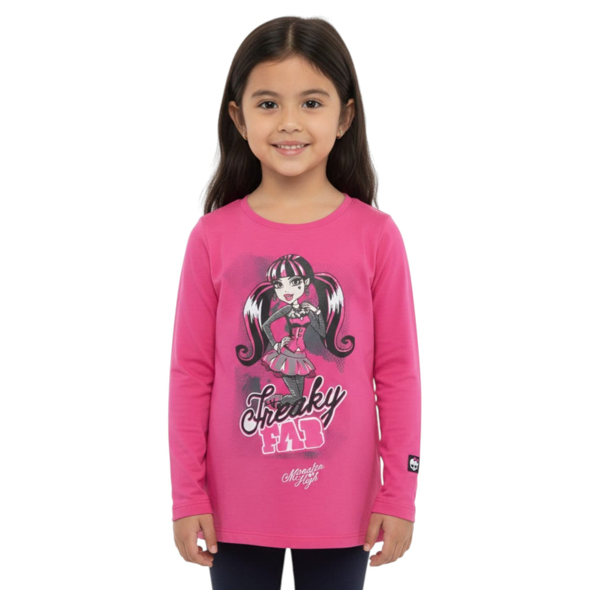 Kids Girl's Printed Top,Pink
