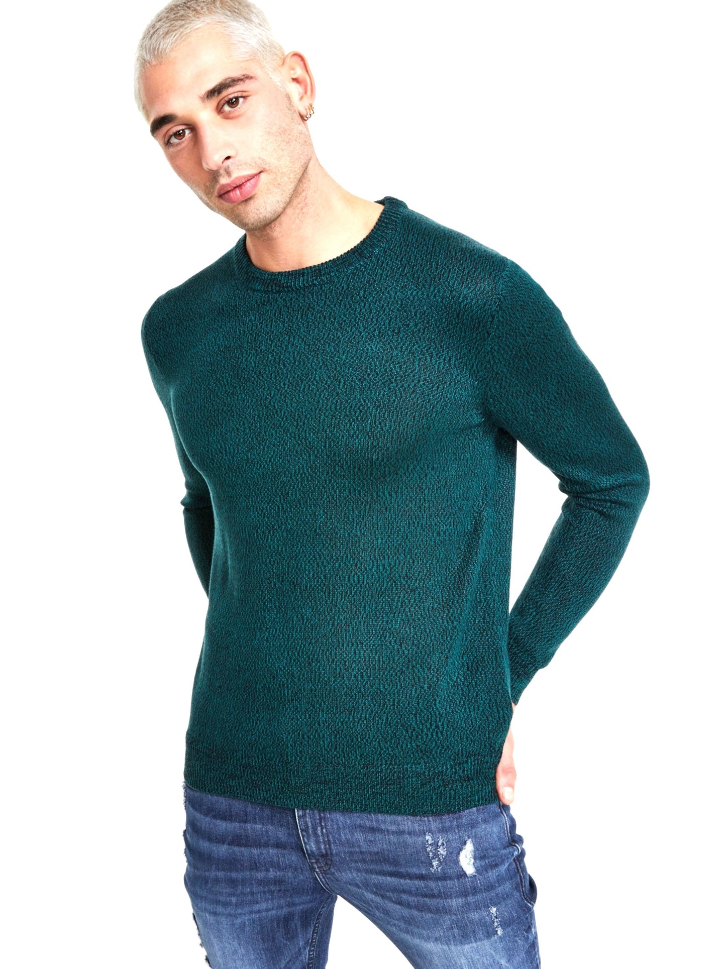 Men's Knitted Sweaters,Green