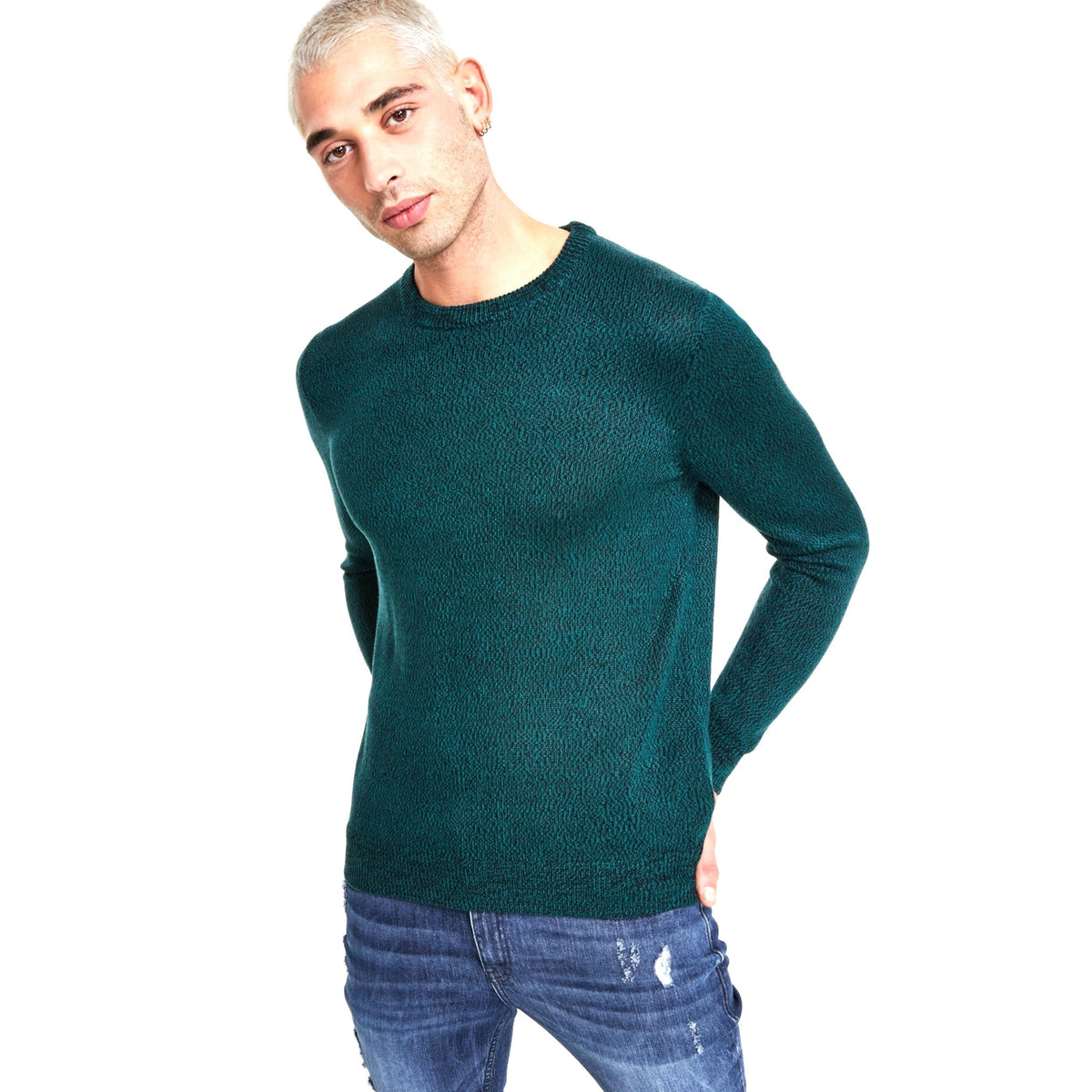 Men's Knitted Sweaters,Green