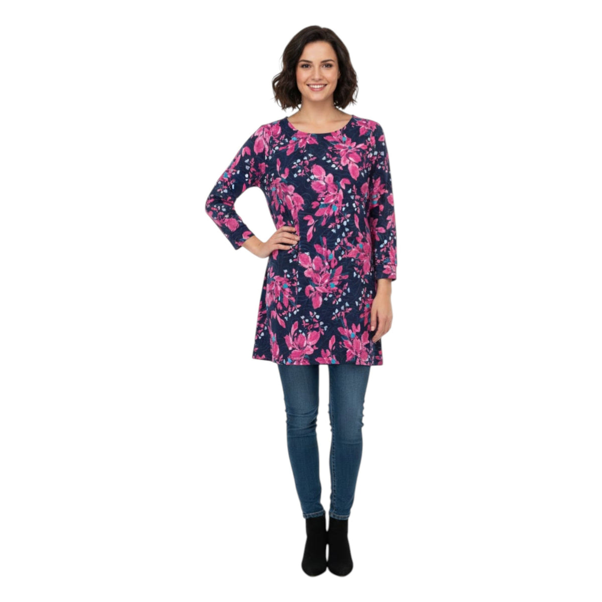 Women's Floral Printed Top,Multi