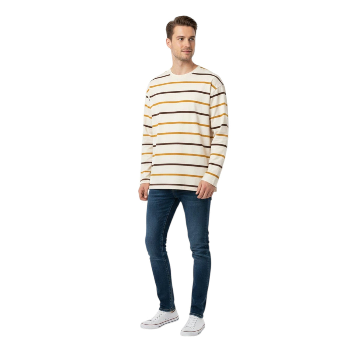 Men's Striped Sweaters,Multi