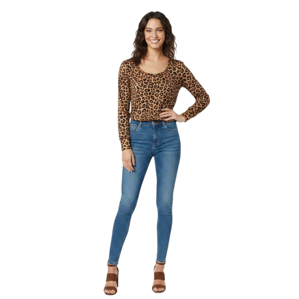 Women's Animal Printed Top,Tiger
