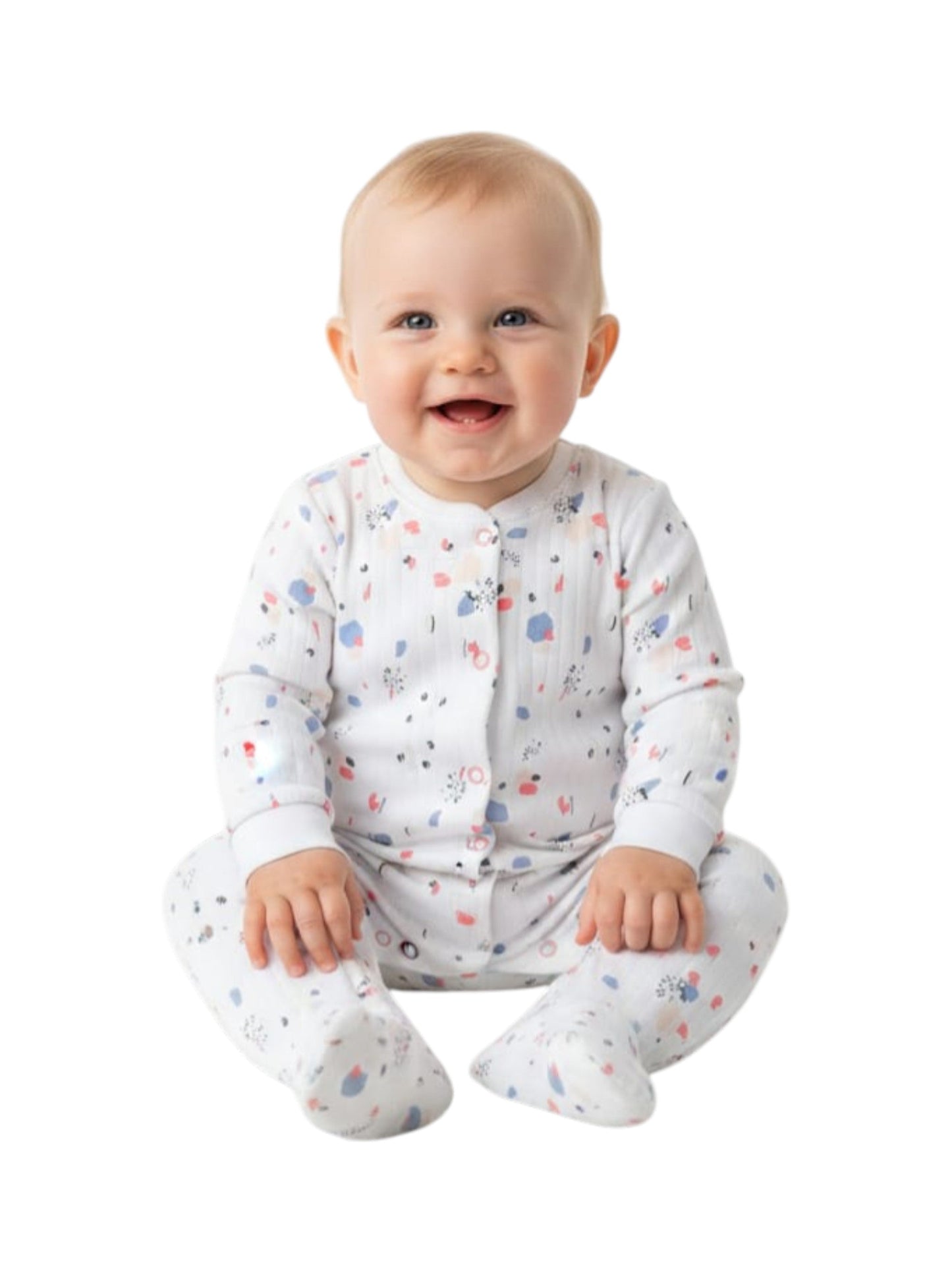 Kids Boy's Printed Jumpsuit,White