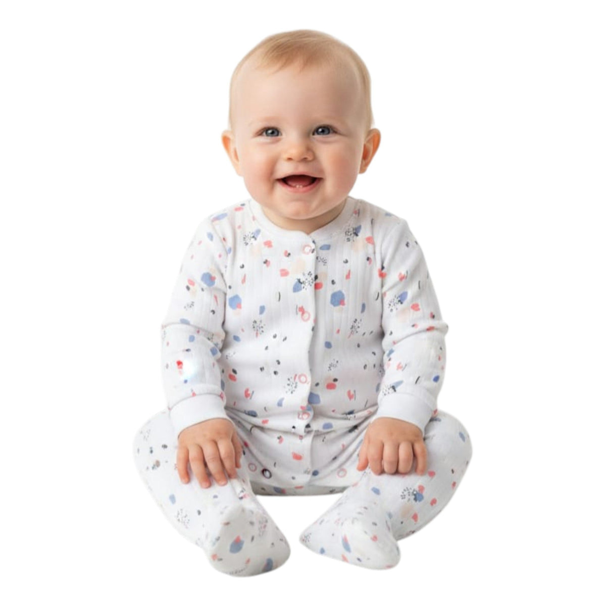 Kids Boy's Printed Jumpsuit,White