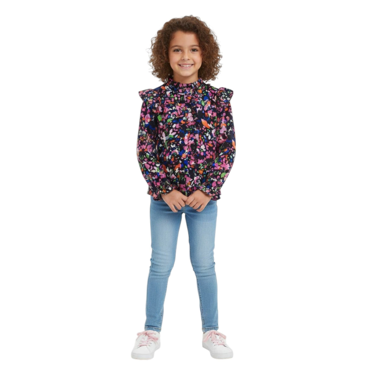 Kids Girl's Printed Chemise,Multi