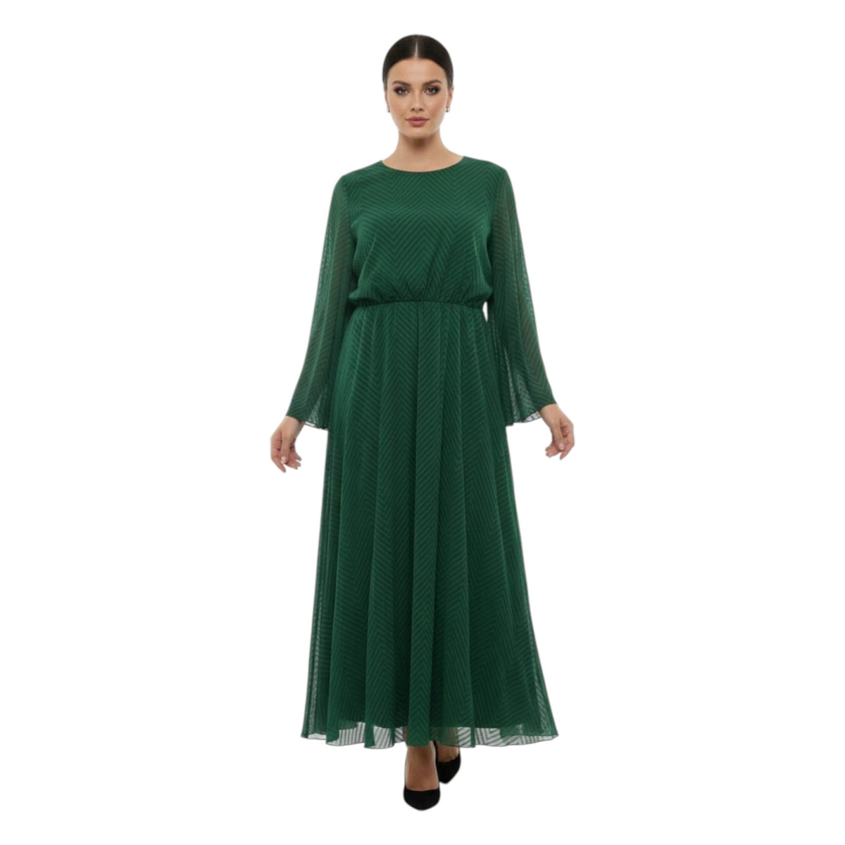 Women's Textured dress,Green