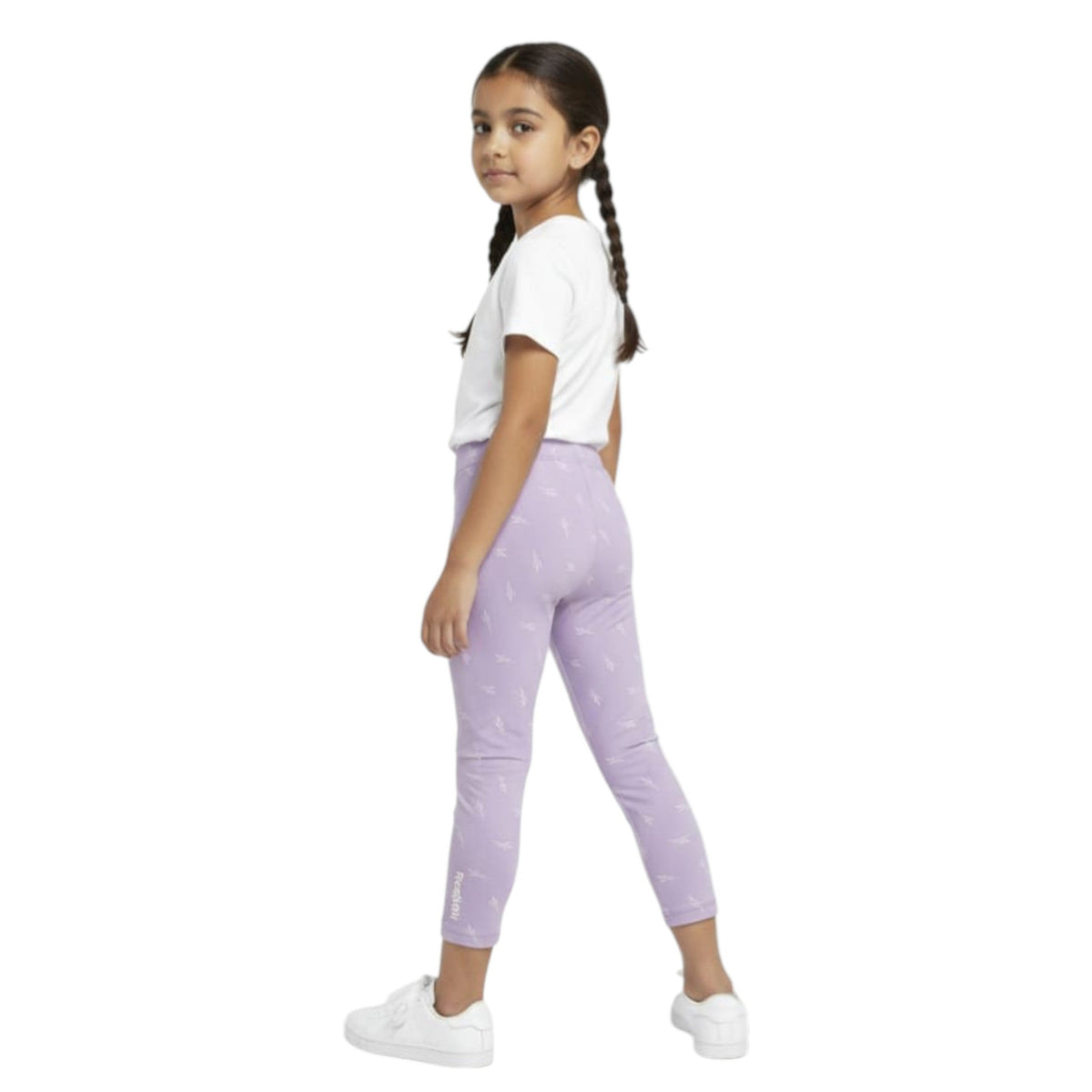 Kids Girl's Printed Legging,Light Purple