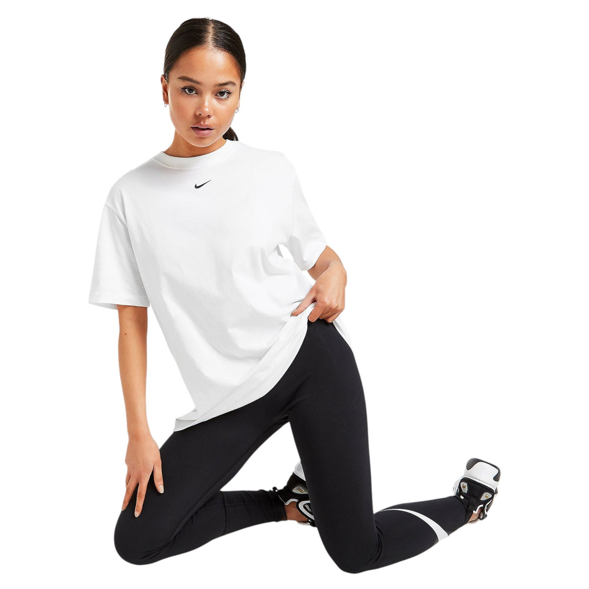 Women's Plain Solid Sport Top,White