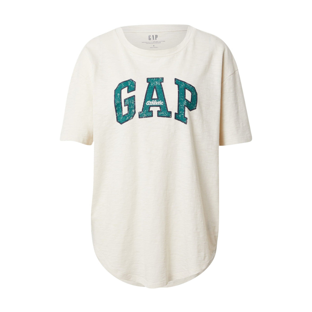 Women's Brand Logo Printed Top,Light Beige