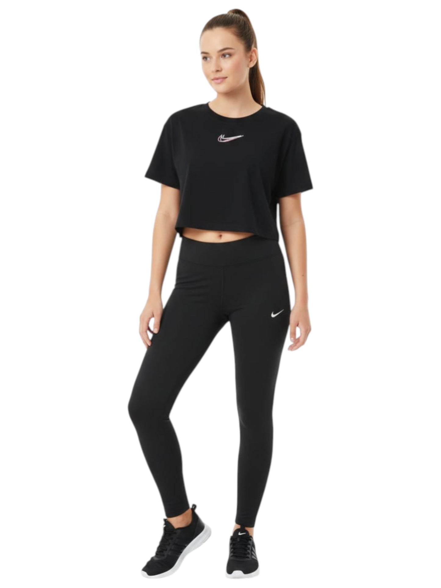 Women's Plain Solid Top,Black