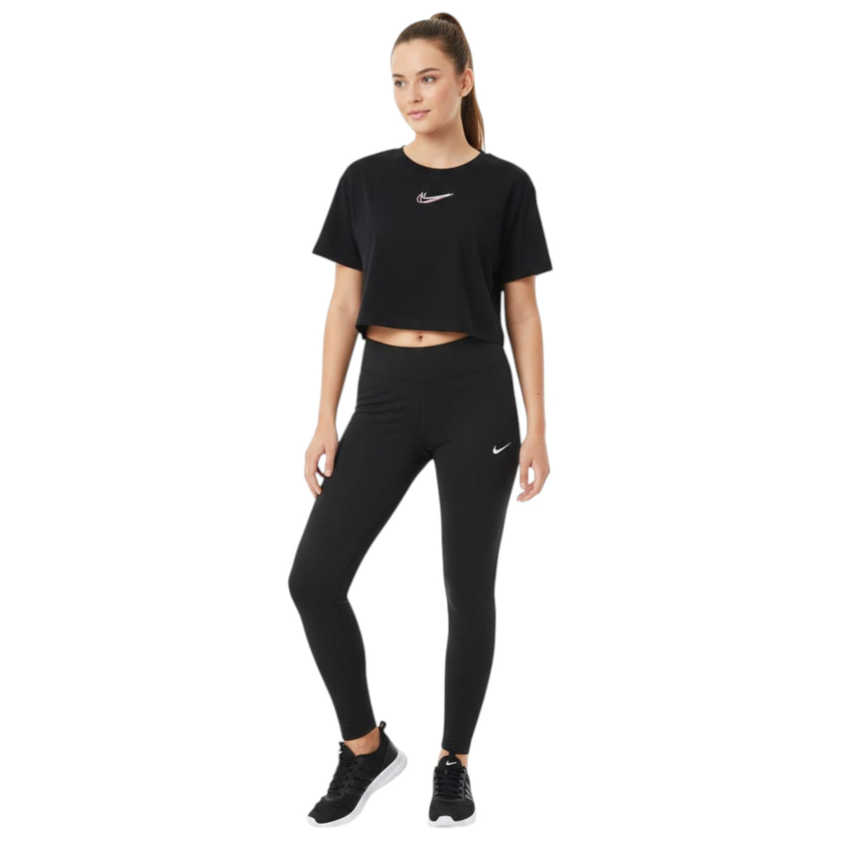 Women's Plain Solid Top,Black