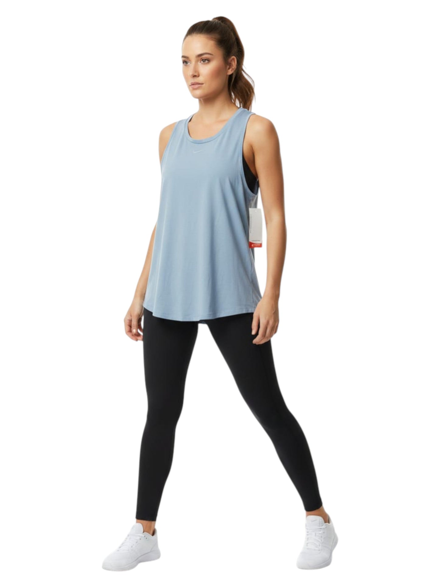 Women's Palin Solid Sport Top,Light Blue