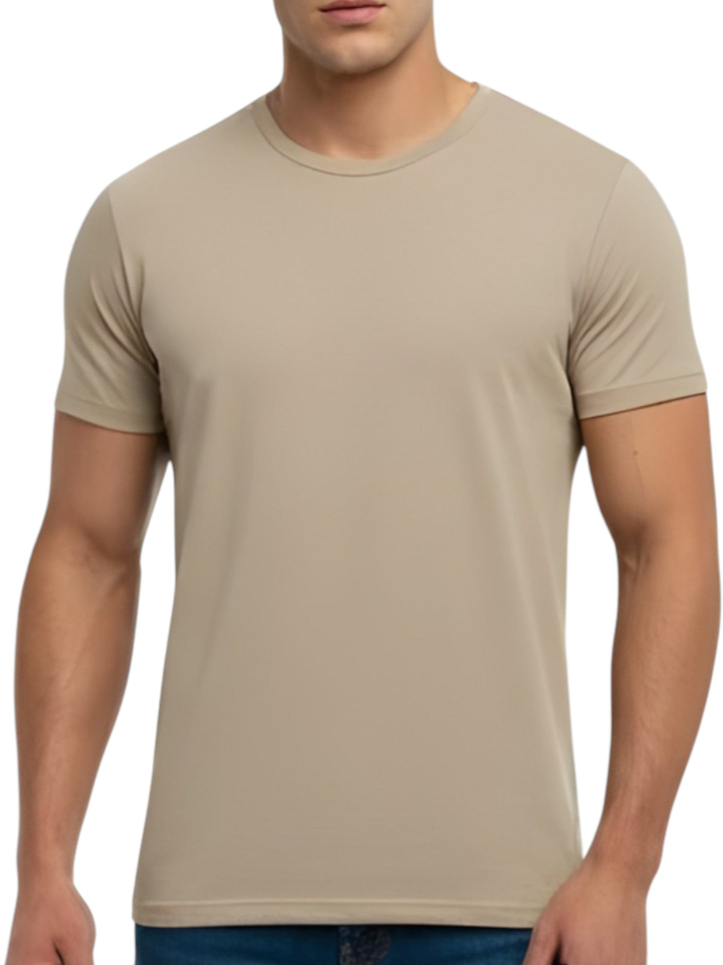 Men's Plain Top,Dusty Olive