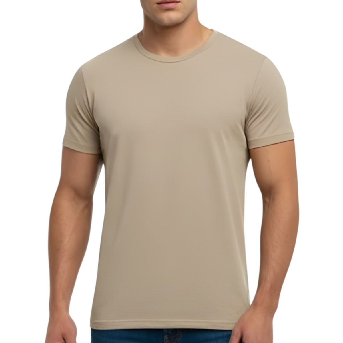 Men's Plain Top,Dusty Olive