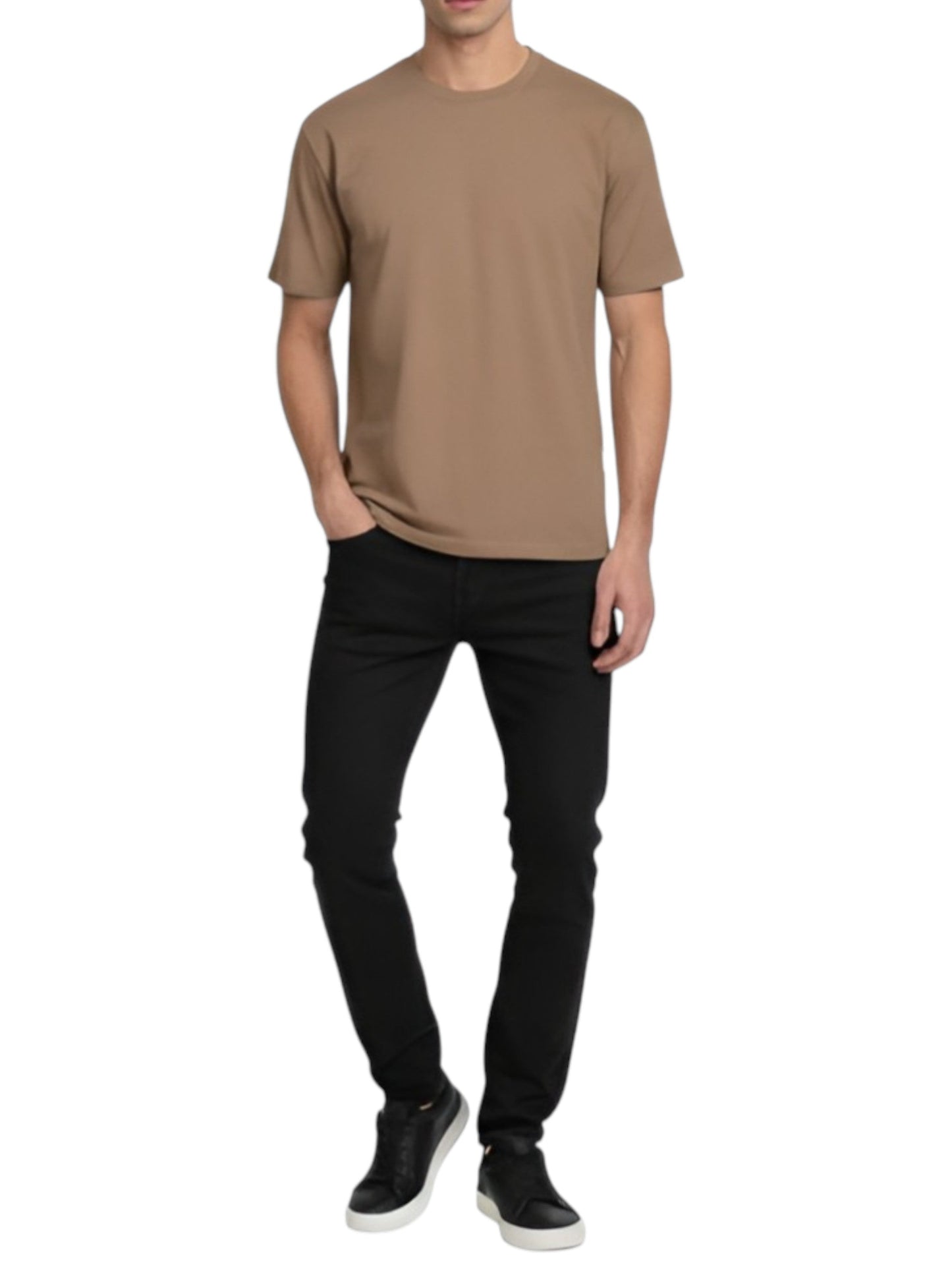 Men's Plain Top,Dusty Olive