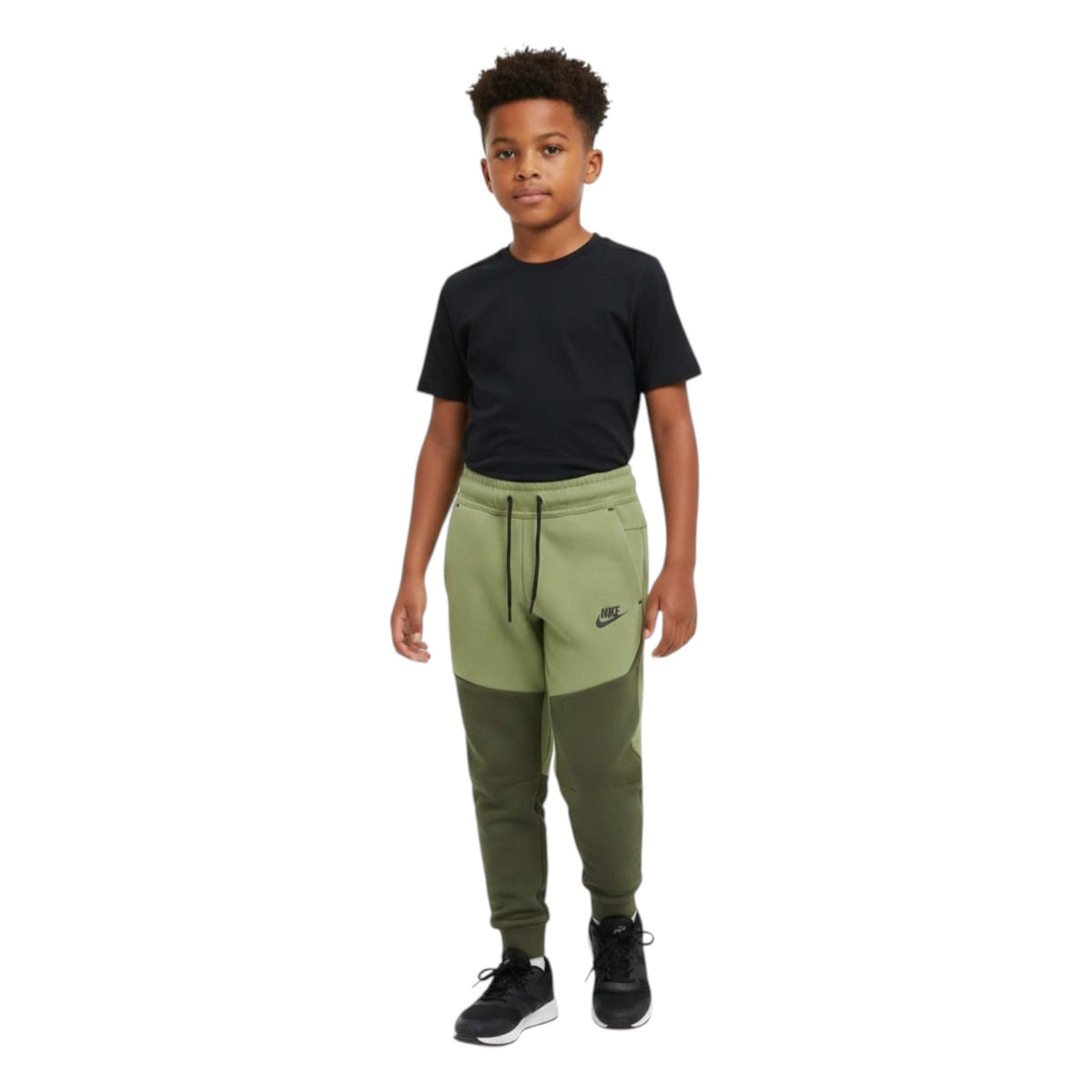 Kids Boy's Colorblocked Pant,Olive