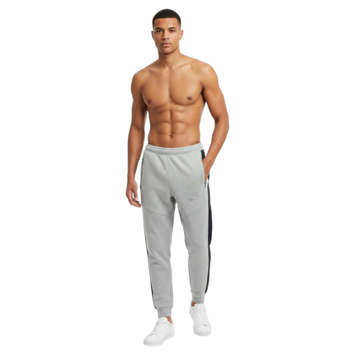 Men's Striped Pant,Grey/Black