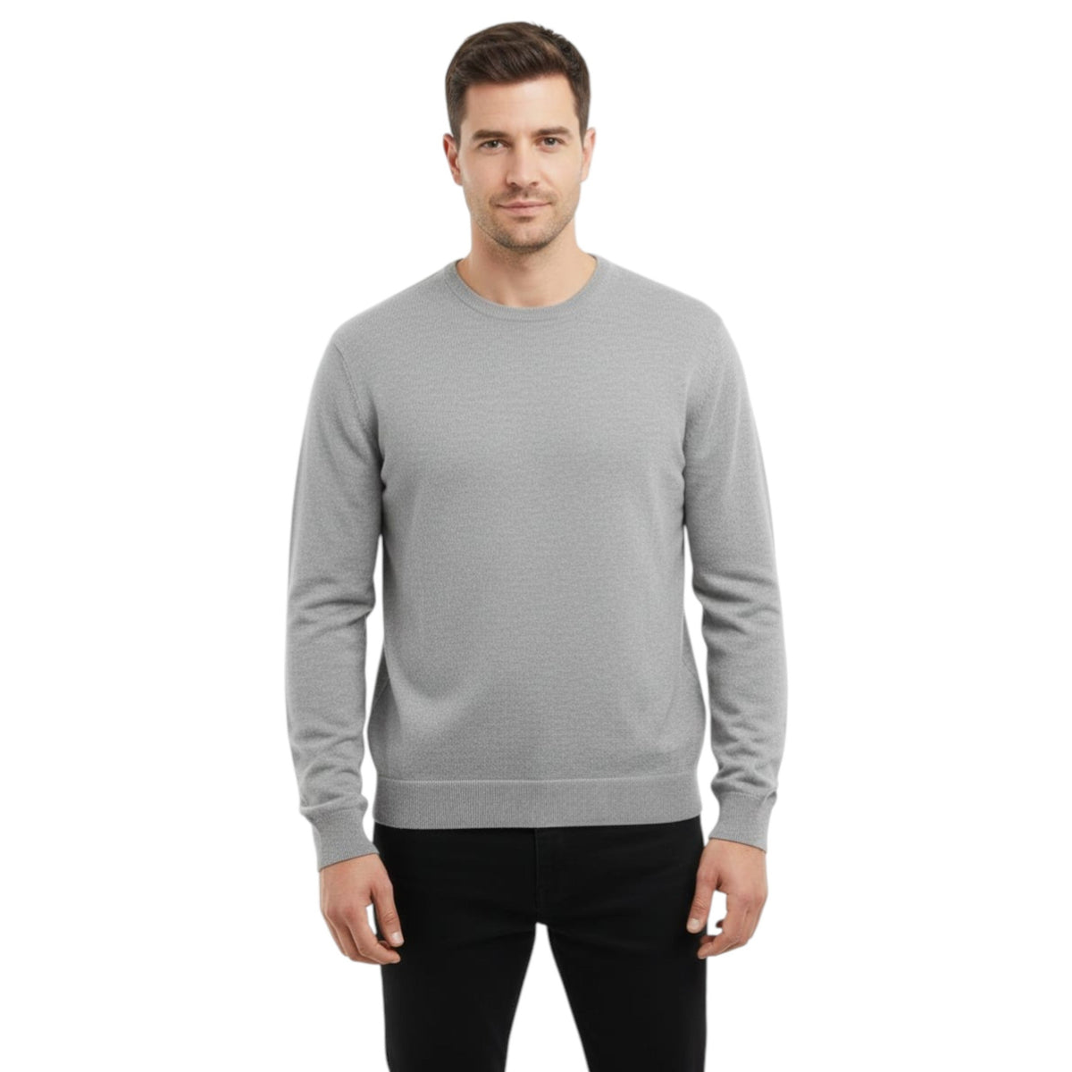 Men's Plain Solid Top,Grey