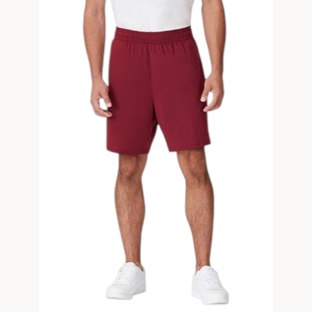 Men's Plain Sport Short,Burgundy