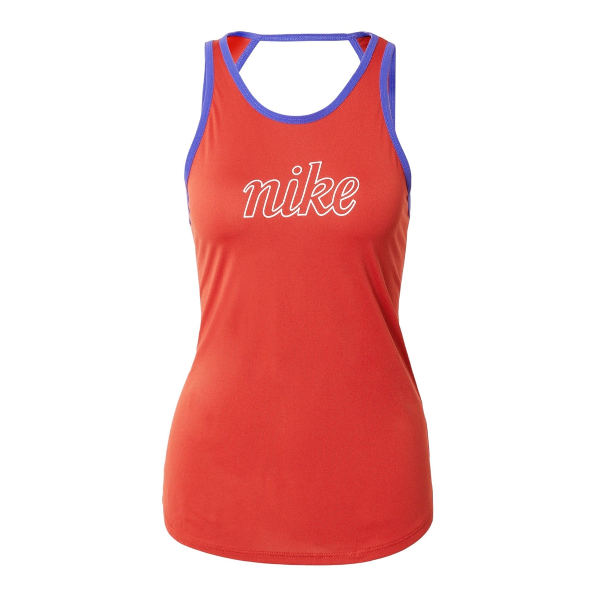 Women's Colorblocked Open Back Sport Top,Terracotta