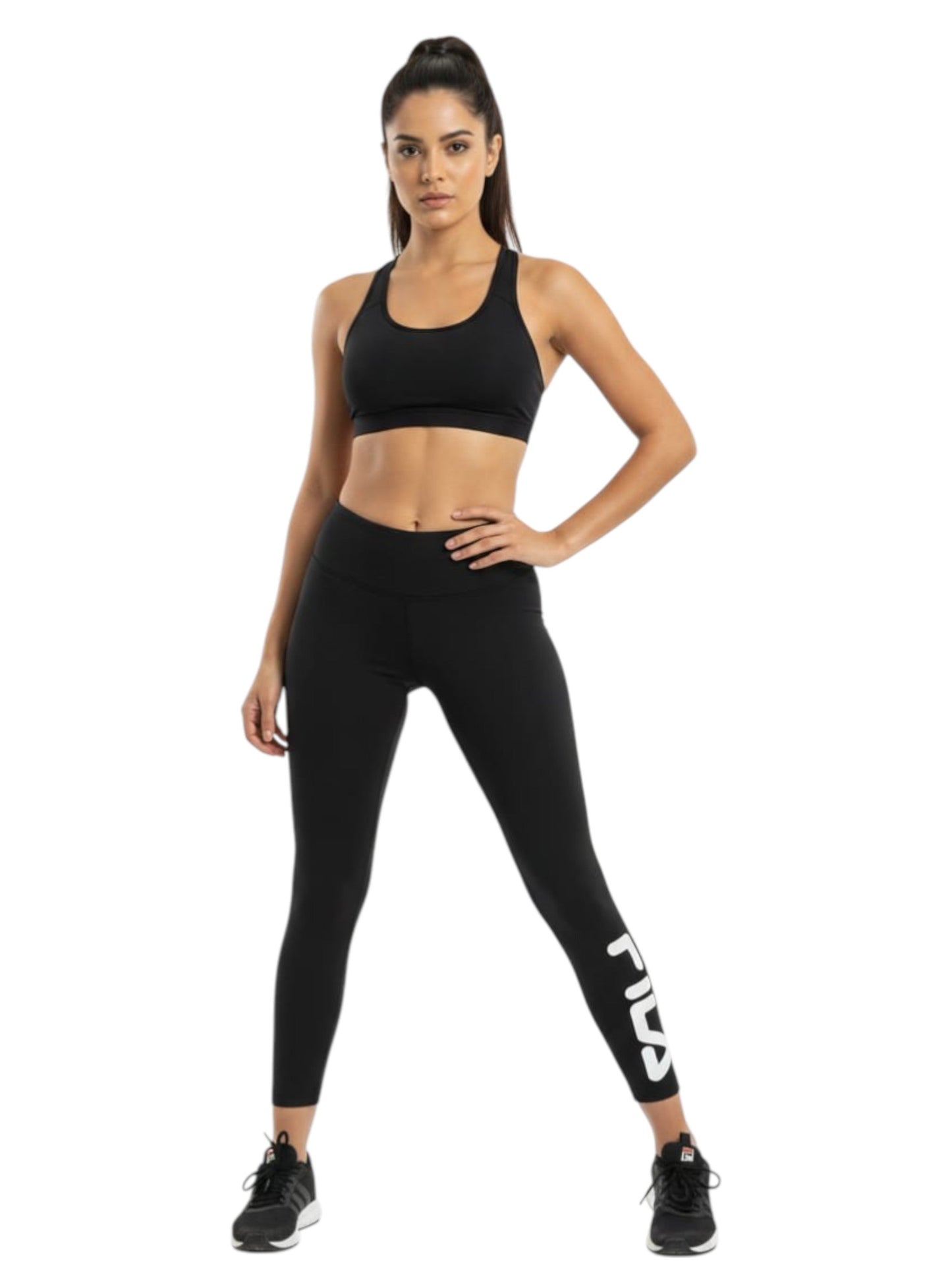 Women's Printed Legging,Black
