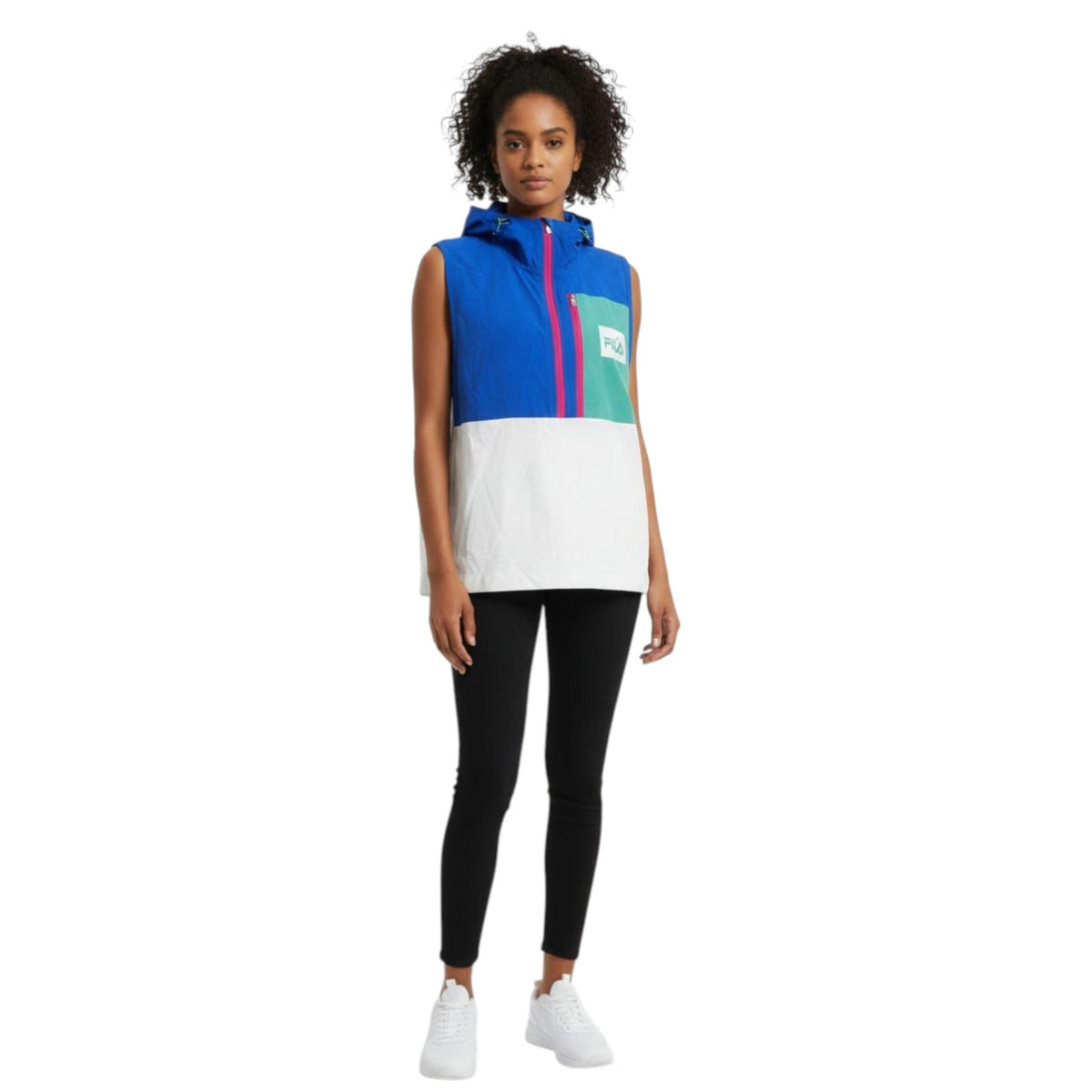 Women's Colorblocked Vest Top,Multi