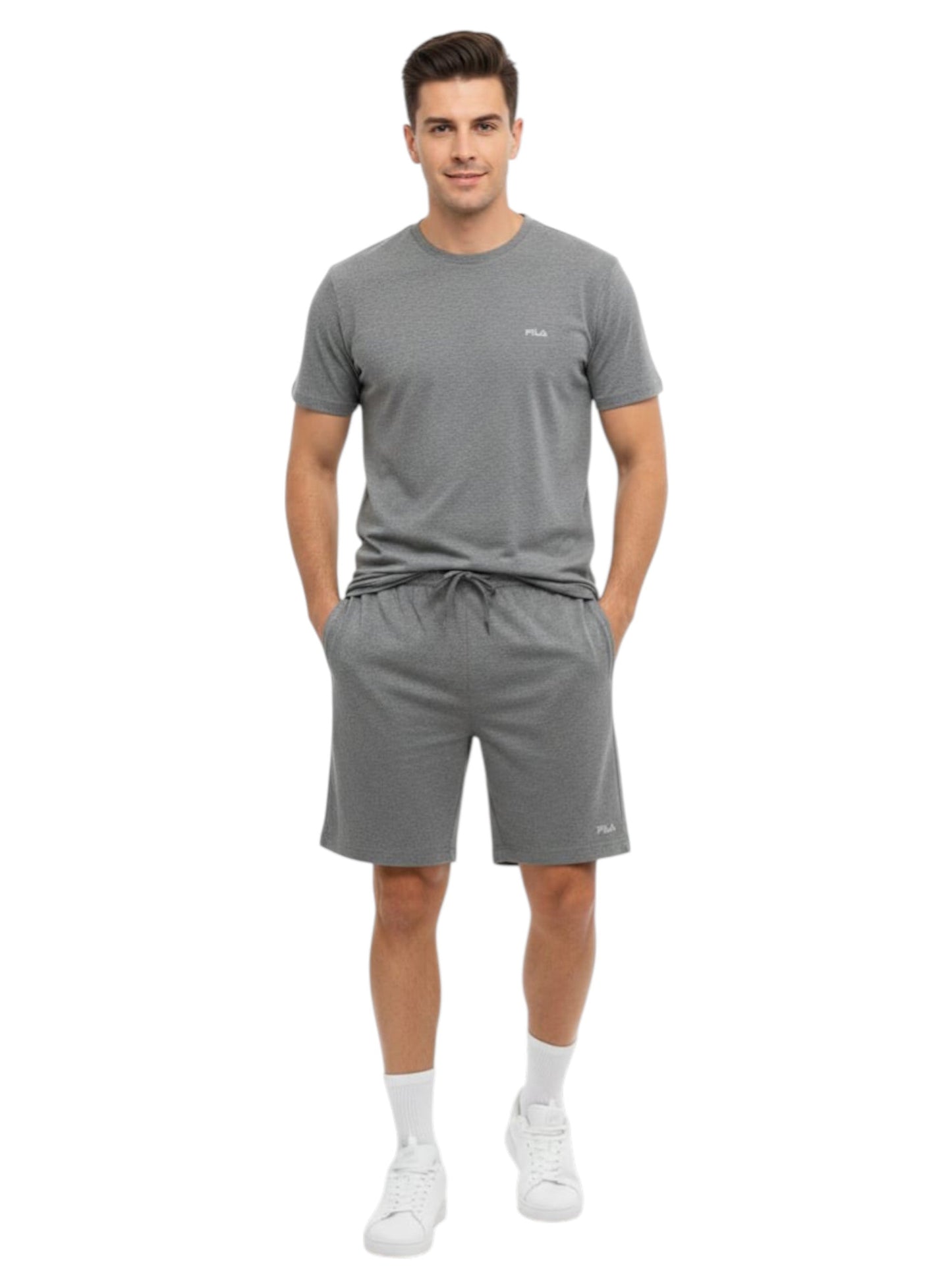 Men's Heather Sport Short,Grey