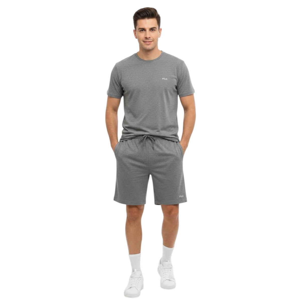 Men's Heather Sport Short,Grey